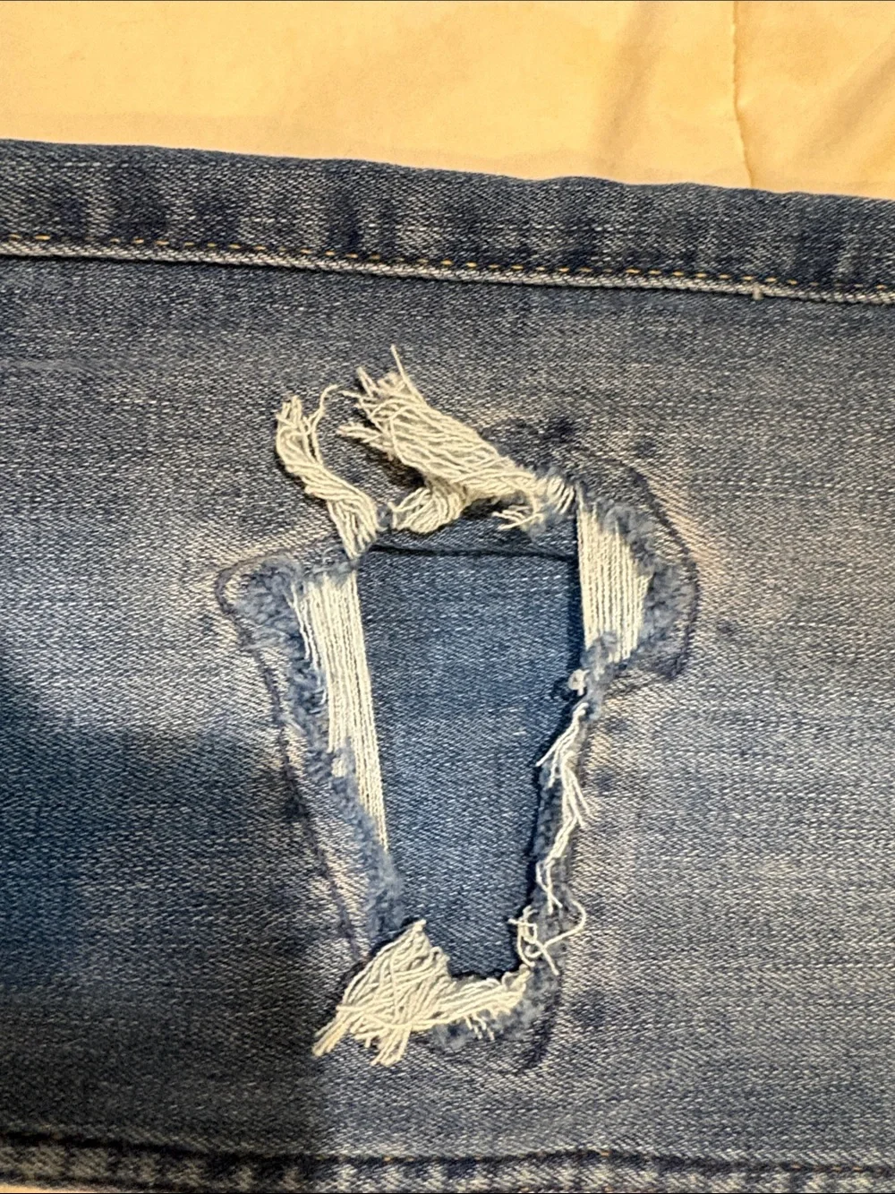 abercrombie kids Distressed Skinny Jeans - Blue